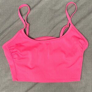 Hot Pink Swim Top, Wild Fable, Size XS